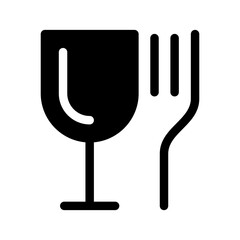 Food Safe Icon Vector Symbol Design Illustration