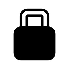 Padlock Icon Vector Symbol Design Illustration