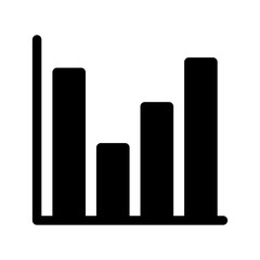 Bar Chart Icon Vector Symbol Design Illustration