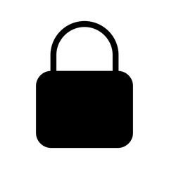 Lock Icon Vector Symbol Design Illustration