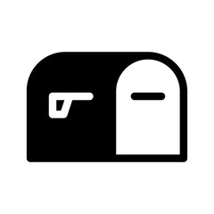 Obraz premium Mailbox Icon Vector Symbol Design Illustration