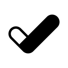 Check Mark Icon Vector Symbol Design Illustration