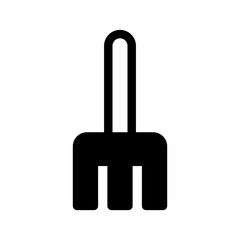 Pitchfork Icon Vector Symbol Design Illustration