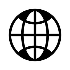 World Icon Vector Symbol Design Illustration