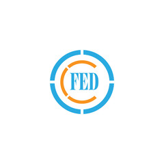 FED ABSTRACT LOGO DESIGN