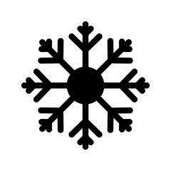 Snowflake Icon Vector Symbol Design Illustration