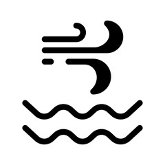 Naklejka premium Wind Icon Vector Symbol Design Illustration