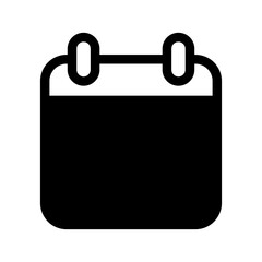 Calendar Icon Vector Symbol Design Illustration