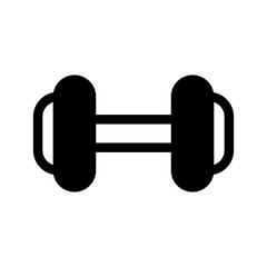 Dumbbell Icon Vector Symbol Design Illustration