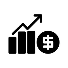 Economy Icon Vector Symbol Design Illustration