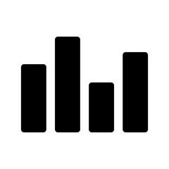 Chart Icon Vector Symbol Design Illustration