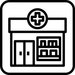 Obraz premium pharmacy,medicine,healthcare and medical,buildings,signs,sign.svg