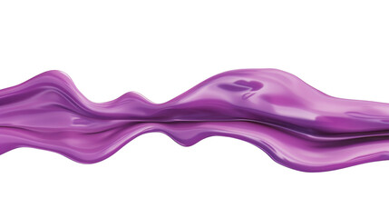 Blue purple gradient liquid abstract on transparent background