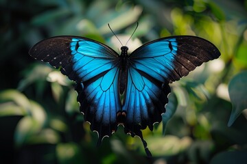 Blue Emperor: Large Butterfly of Australia - Papilio Ulysses Swallowtail