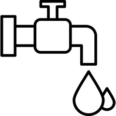 Obraz premium Faucet Icon