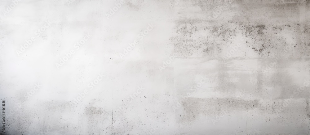 Poster Wall with white concrete texture suitable for use as a background or for displaying copy space images.
