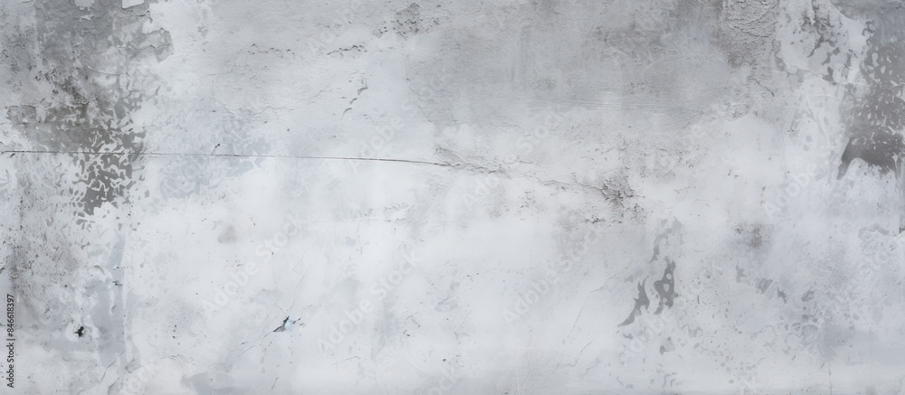 Poster Concrete surface with white and gray wall grunge texture, ideal for creating a background or using as a copy space image.