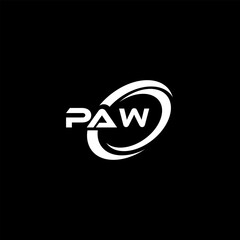 illustration of an symbol PAW ABSTRACT LOGO DESIGN