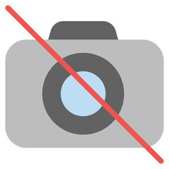 No Photo Icon in Flat Style