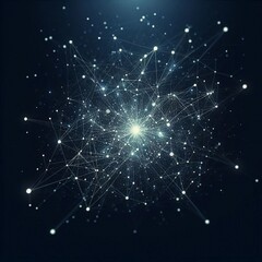 background with stars connection