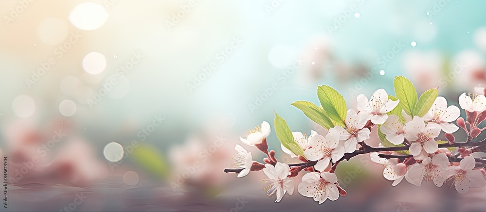 Aufkleber Spring background with copy space image available.