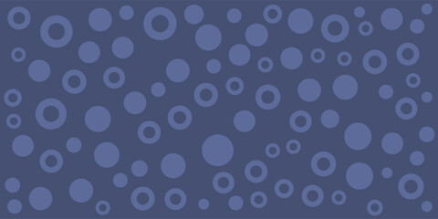 Abstract Blue Spots, Round Shapes Texture, Background Design, Pattern with Different Shades of Blue in Editable Vector Format