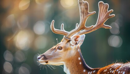 Deer's Antler with Soft Background