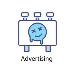Advertising vector icon 