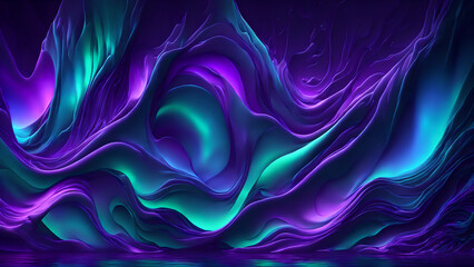 Obraz premium Aurora Borealis abstract background wallpaper