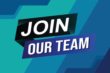 join our team word concept vector illustration with modern futuristic 3d style for landing page template ui web mobile app poster banner flyer background gift card coupon label wallpaper

