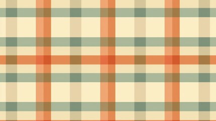 Classic plaid pattern in soft autumn colors