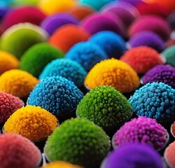 colorful easter eggs, food, chocolate, color, candies, blue, easter, red, green, sweets, sugar, yellow, isolated, white, bright