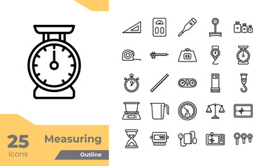 Measuring Outline Icons