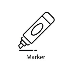 Marker vector icon 