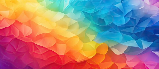 Vibrant background showcasing a spectrum of rainbow hues with copy space image.