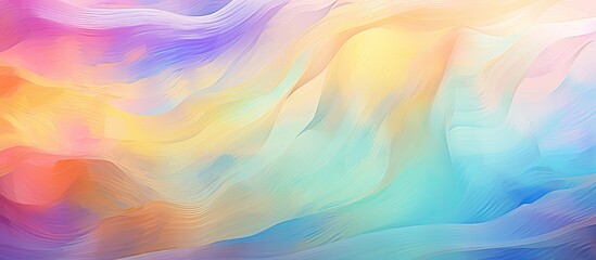 Asian woman wearing earphones engaging in a video conference with business partners and colleagues from home utilizing internet communication, with a blank background for further content