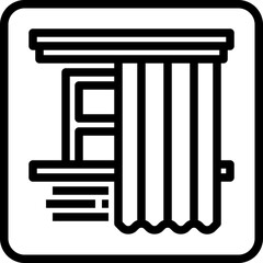 urtain,window,furniture and household,curtains,decoration,home.svg
