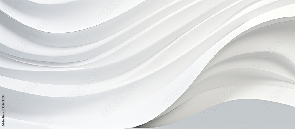 Poster A white poster attached using wallpaper paste, providing an ideal background for images with unobstructed space for text or graphics, known as a copy space image.