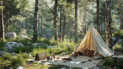 Wilderness Workshop Business Cards Compasses and Campfires in the Great Outdoors