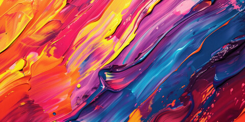 Fondo con pintura de muchos colores 