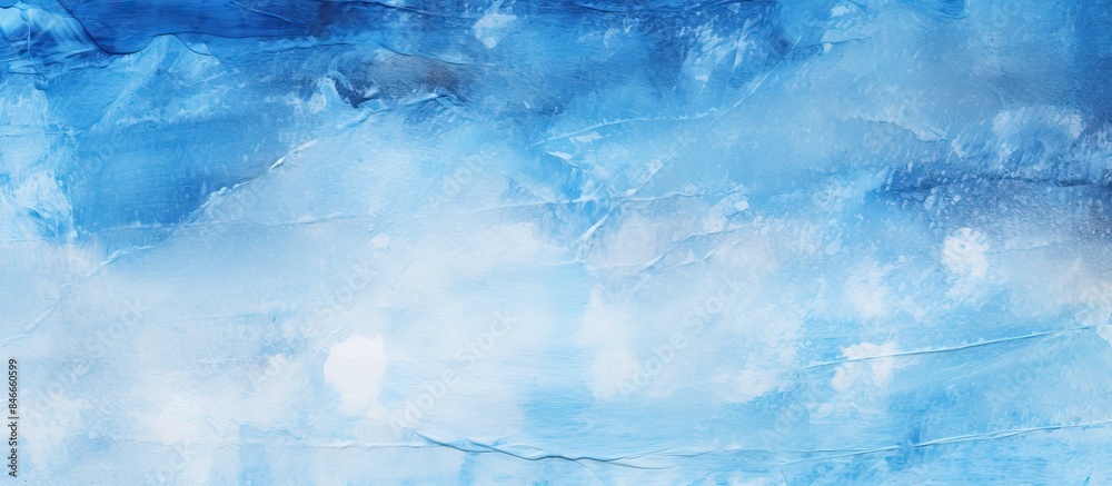 Poster Blue painted color texture background with copy space image.