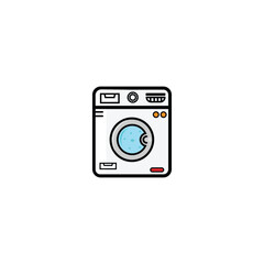 washing machine icon vector design