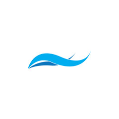 Water wave icon vector illustration.