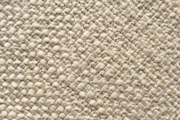 Beige natural burlap texture or background, gray sofa fabric texture