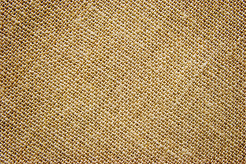 Brown canvas fabric for background, linen texture background