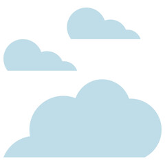 cloudy flat icon
