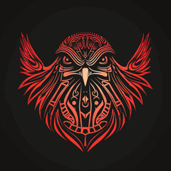 Fototapeta premium tribal vector eagle isolated