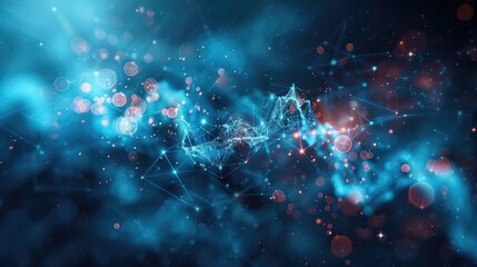 Obraz premium Advanced Medical Tech and Innovative Healthcare Presentation Background