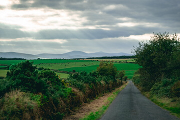 road in the countryside