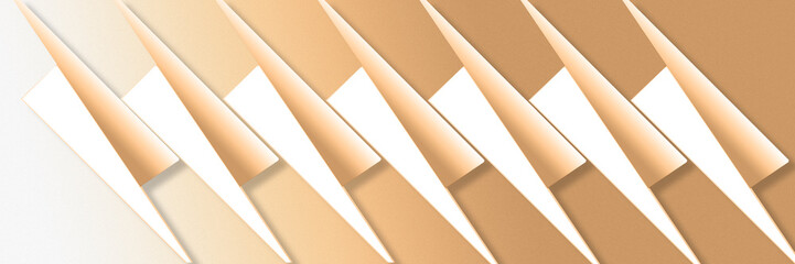 Obraz premium brown white abstract modern angular creative background for business cards and flyers, backdrop, banner, poster design,empty space for text,wallpaper